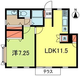 クレセールの物件間取画像